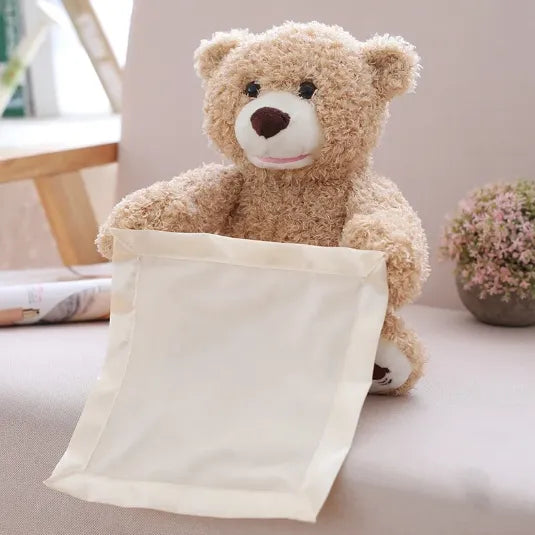 🧸💖 Peek-A-Boo Teddy Bear – The Cutest Giggles Guaranteed! 🐻 💖