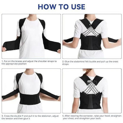 Posture Corrector Belt For Men & Women | Back Pain Relief Posture Corrector