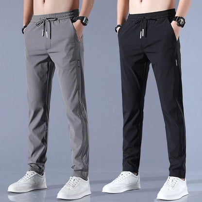 💥Buy 1 Get 1 Free💥  PREMIUM MEN'S HIGH STRETCH SKINNY LYCRA PANTS(Black & Gray)