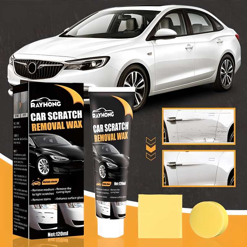 🚗✨ Car Scratch Removal Wax (120ml)