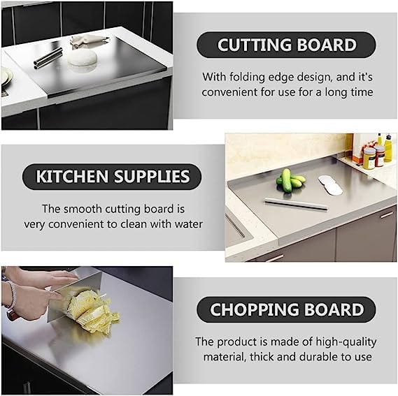 🌟 Stainless Steel Chopping Board: The Ultimate Kitchen Upgrade! 🌟