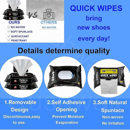 👟✨ Sneaker & Shoe Cleaner Wipes – Keep Your Shoes Spotless Anytime, Anywhere! 👟