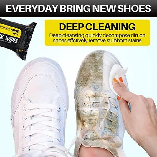 👟✨ Sneaker & Shoe Cleaner Wipes – Keep Your Shoes Spotless Anytime, Anywhere! 👟