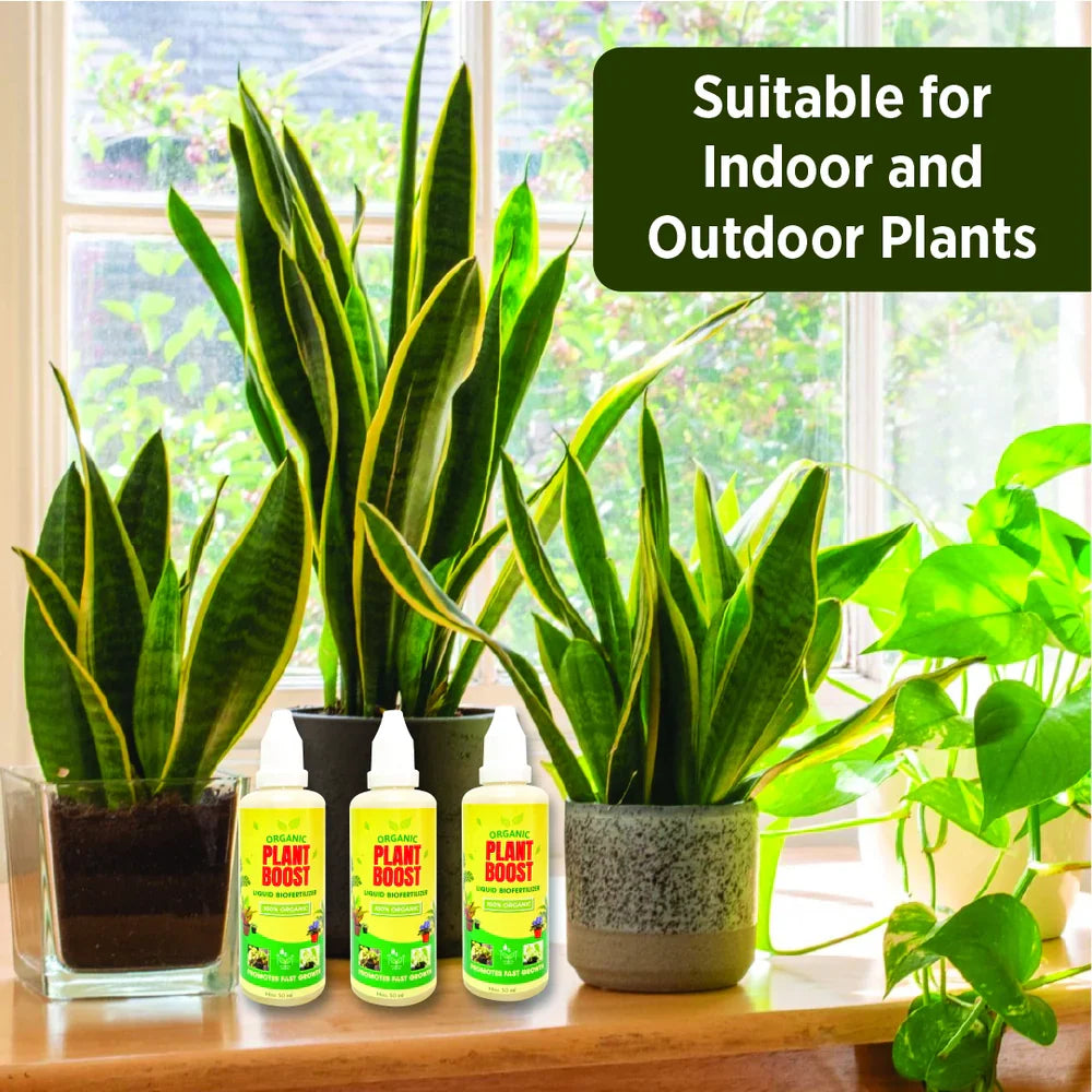 🌱 Plant Boost Liquid Biofertilizer – Organic Growth for All Crops! 🌿 (Pack of 4)