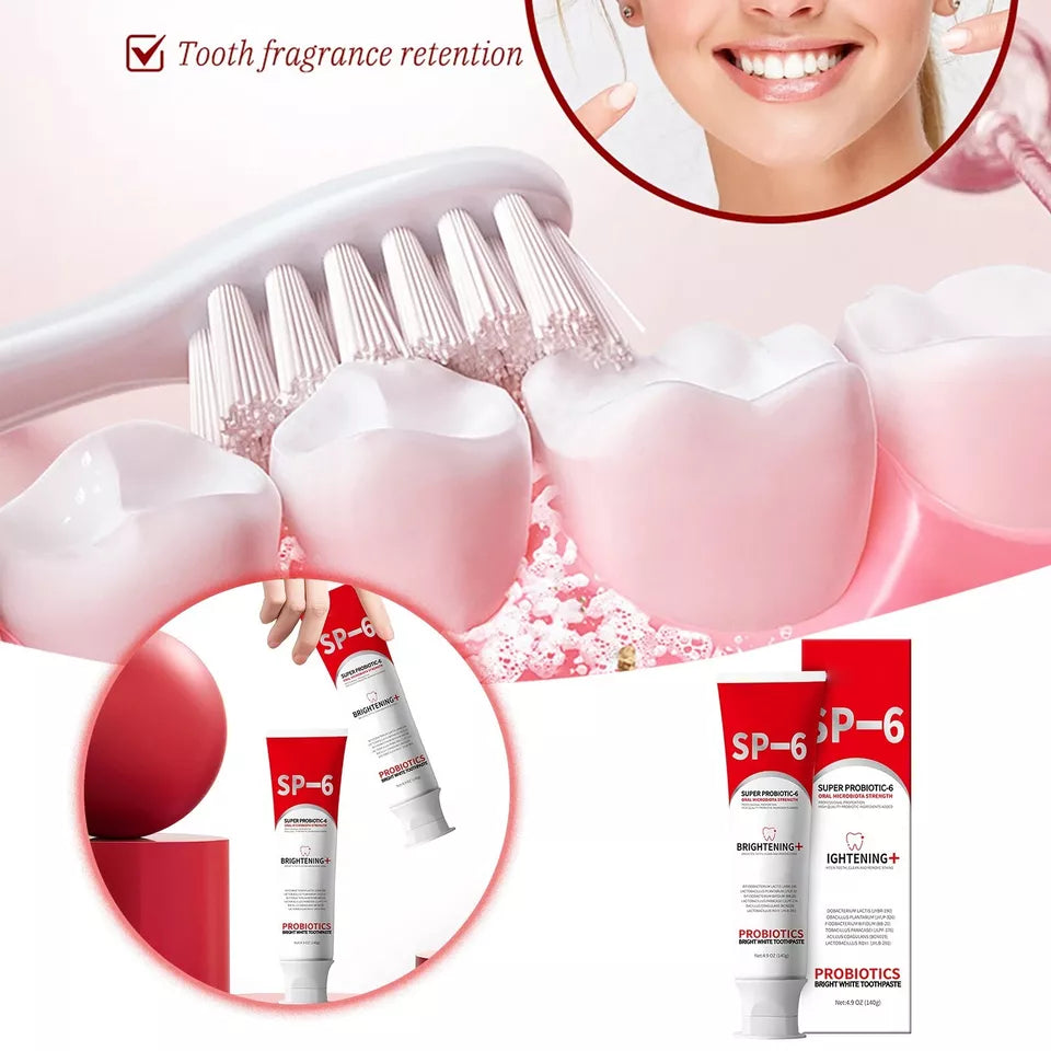 SP-6 Probiotic Whitening Toothpaste for Sensitive Teeth